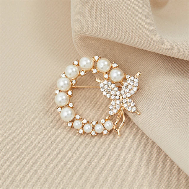 Valrie Pearl Brooch