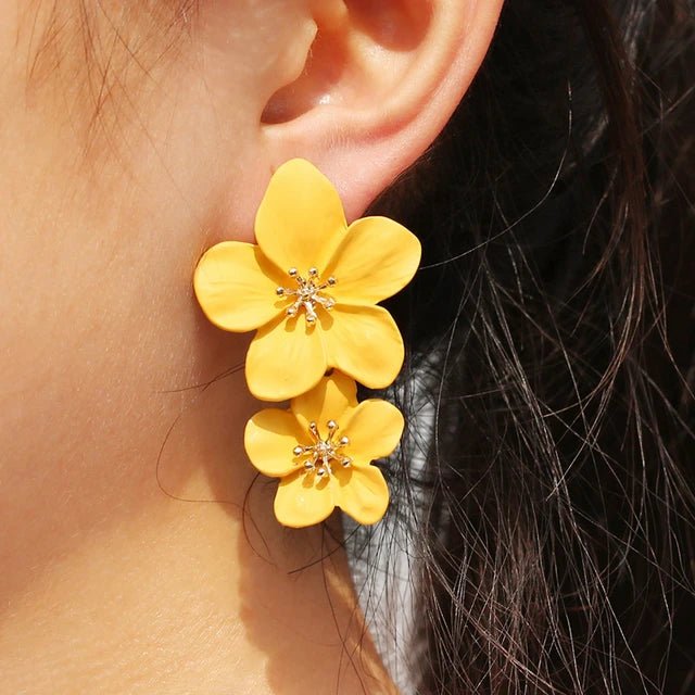 Boho Flower Earrings