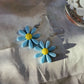 Resin Daisy Flower Earrings