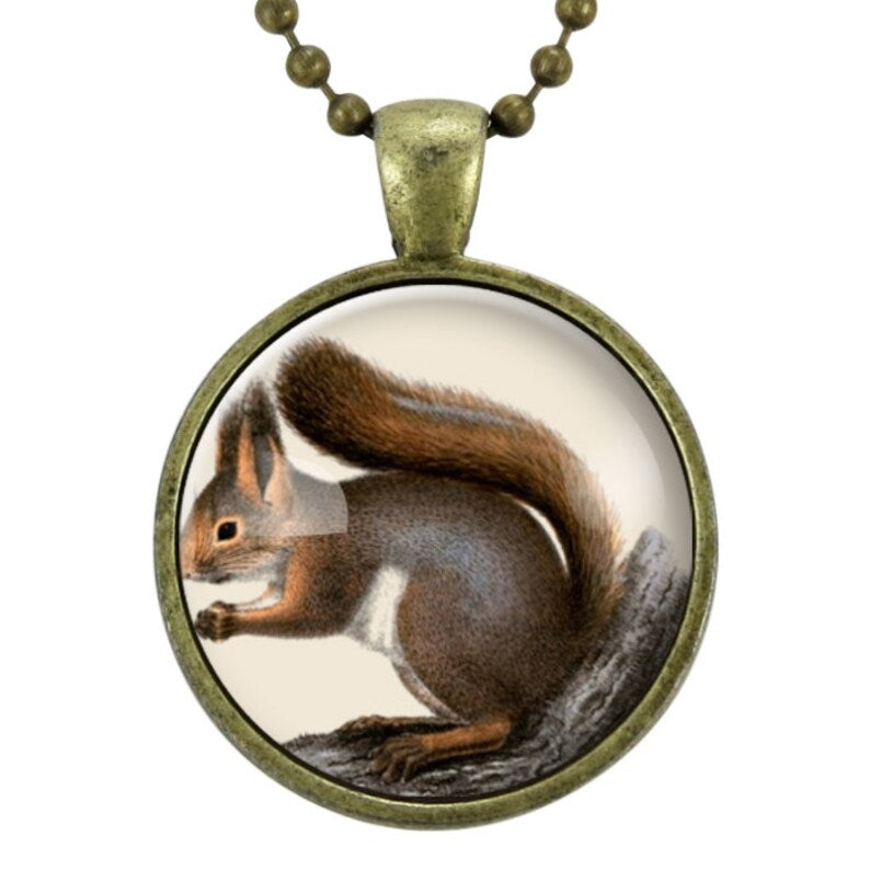 Squirrel Necklace.