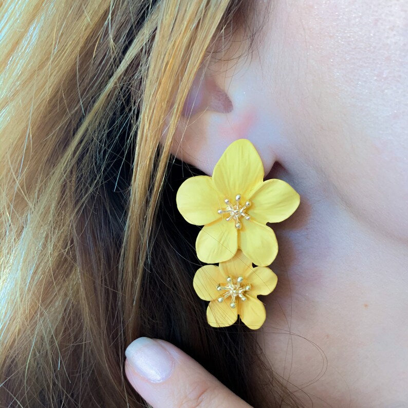 Boho Flower Earrings