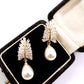 Mellony Crystal Pearl Earrings