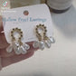 Hallow Pearl Earrings