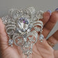 Royal Drop Rhinestone Brooch