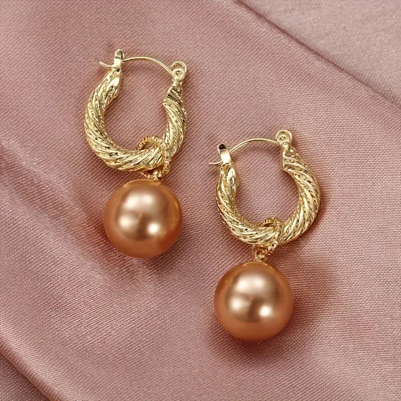Roped Pearl Earrings