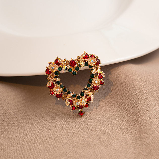 St. Nicola Heart Brooch