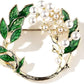 Gloriana Emerald Brooch