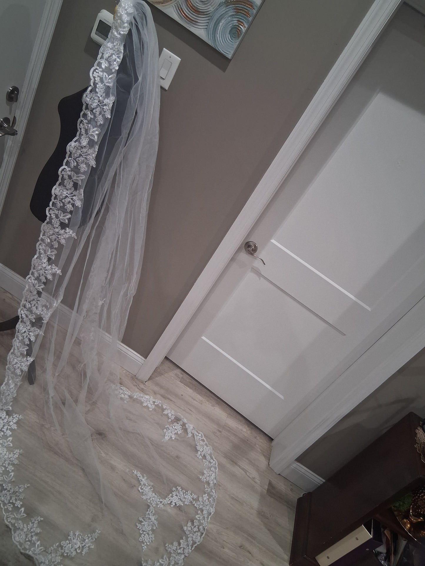 Tonya Floral Veil