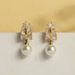 Mellony Crystal Pearl Earrings