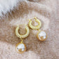 Roped Pearl Earrings