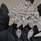 Rosa Rhinestone Brooch
