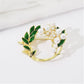 Gloriana Emerald Brooch