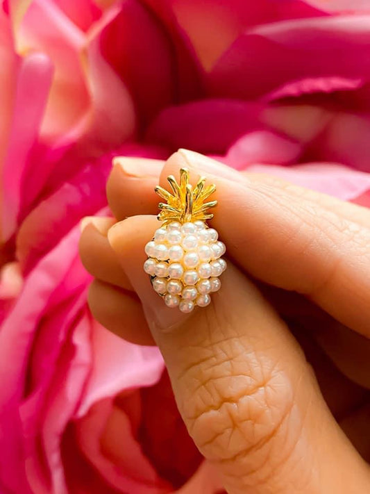 Pineapple Pearl Earrings
