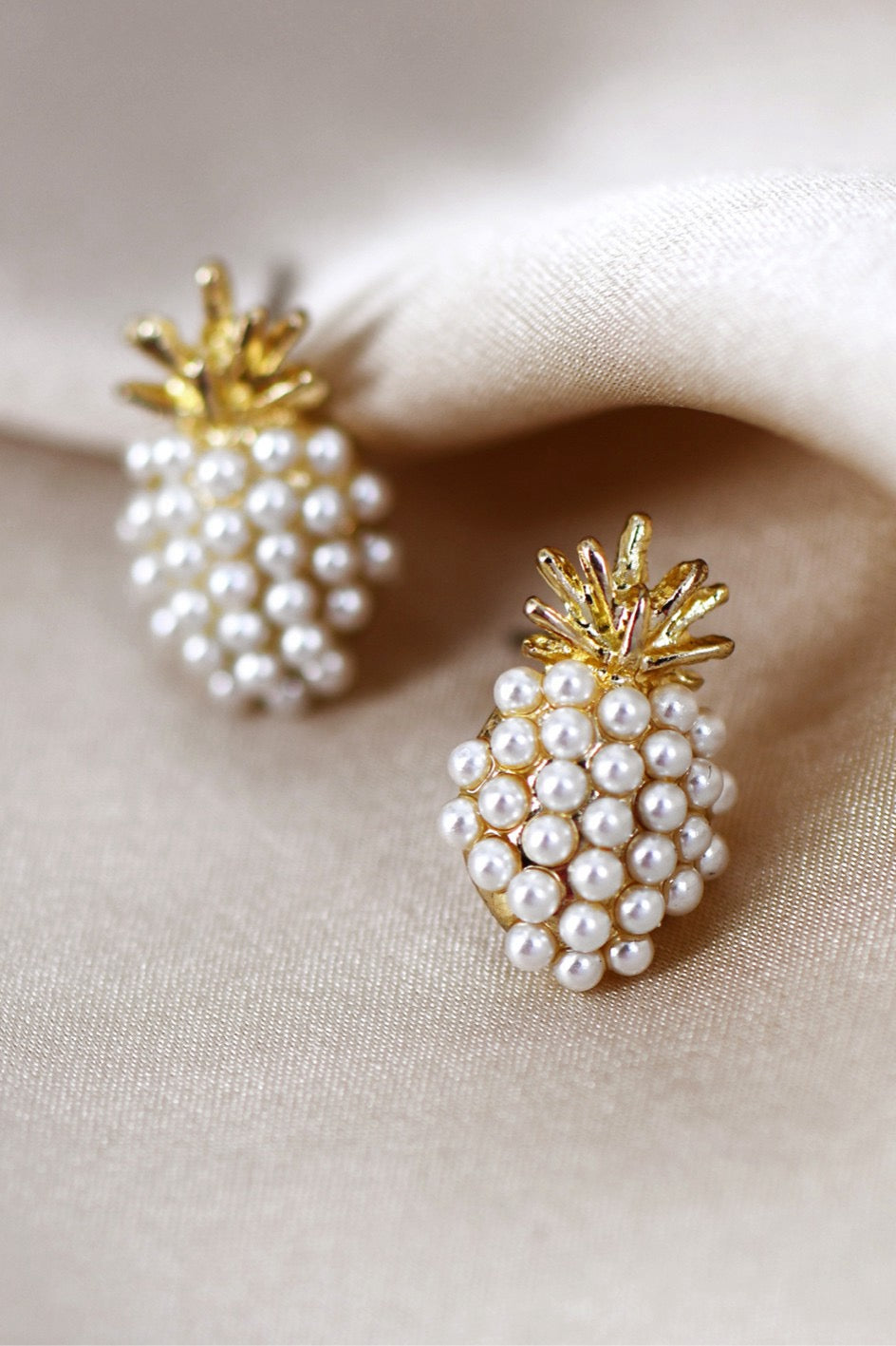 Pineapple Pearl Earrings