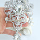 Royal Drop Rhinestone Brooch
