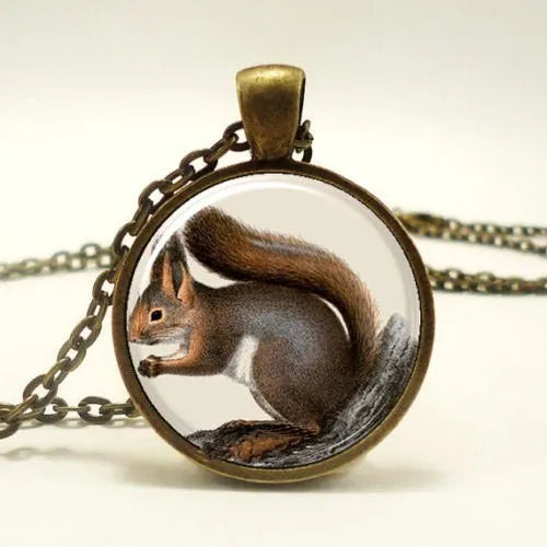 Squirrel Necklace.