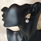 Mellony Crystal Pearl Earrings