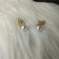 Mellony Crystal Pearl Earrings