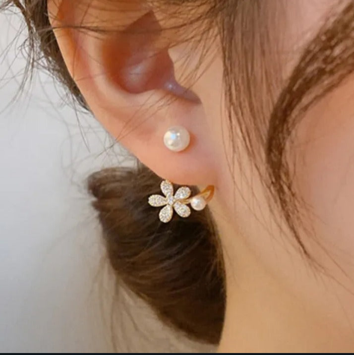 Renina Pearl Stud Earrings