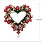 St. Nicola Heart Brooch