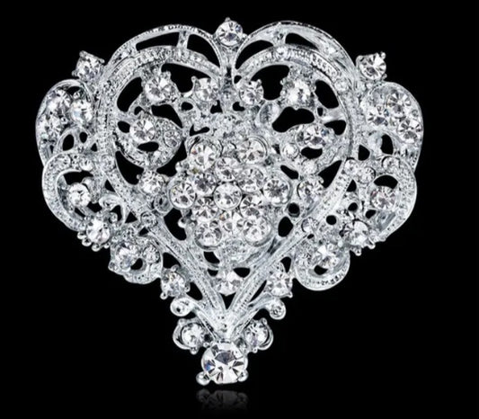 Enchanted Heart Brooch