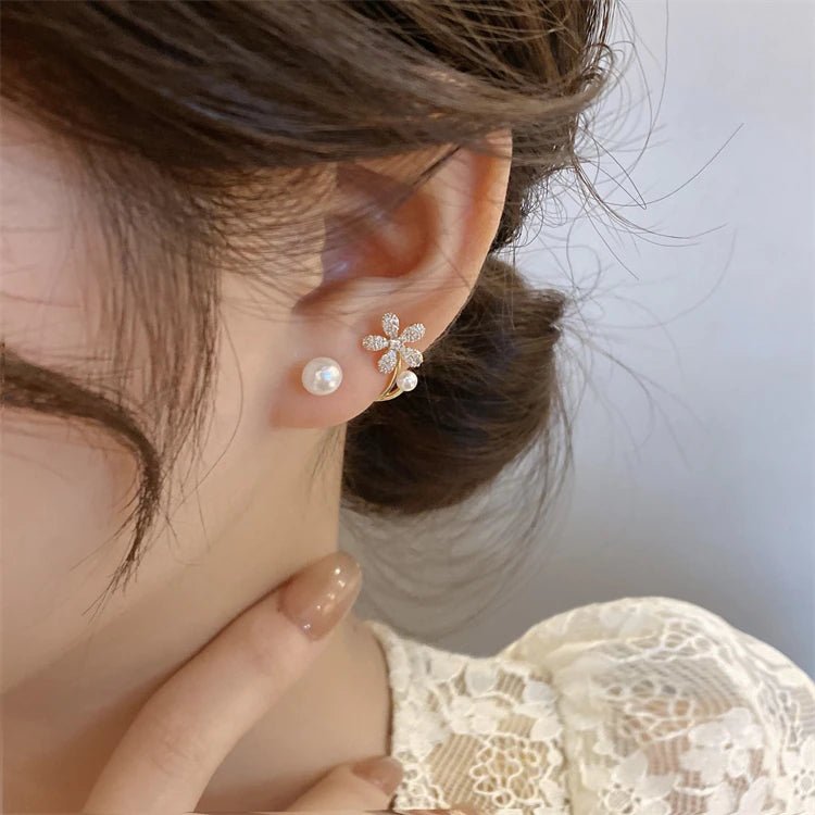 Renina Pearl Stud Earrings