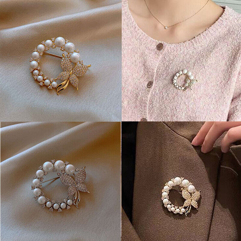 Valrie Pearl Brooch